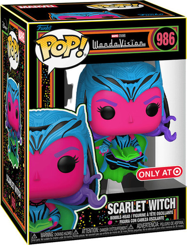 ヴァイス　KEEP YOUR EYES エイリアン　PR＋　CXチャレンジ Funko Pop! Marvel: Wandavision Blacklight Scarlet Witch #986
