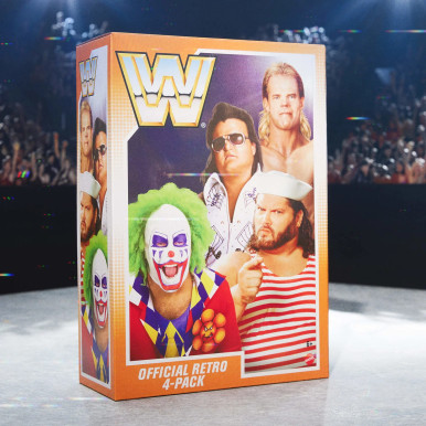 WWE Retro Action Figure 4-Pack Bundle Lex Luger, Greg 