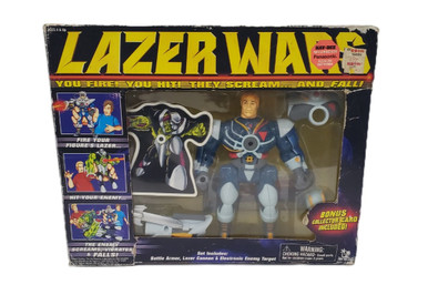 Toy Island (1998) LAZER WARS Colonel Chance action figure