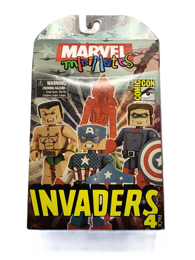 Minimates Marvel Invaders Comic Con 4-Pack Captain America, Sub