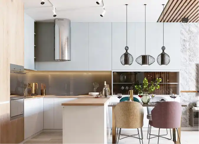 Besta Style Ikea Custom Kitchen Design