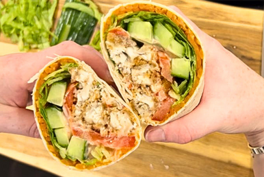 Twist Style Haddock Goujon Wrap