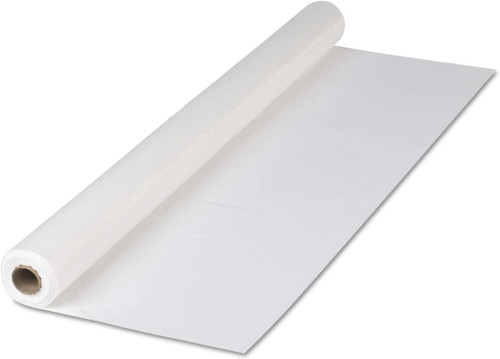 White 36x108" Tablecloth Roll - Perforated - Non Folded (200 cloths per roll) White 36x108" Tablecloth Roll - Perforated - Non Folded (200 cloths per roll)