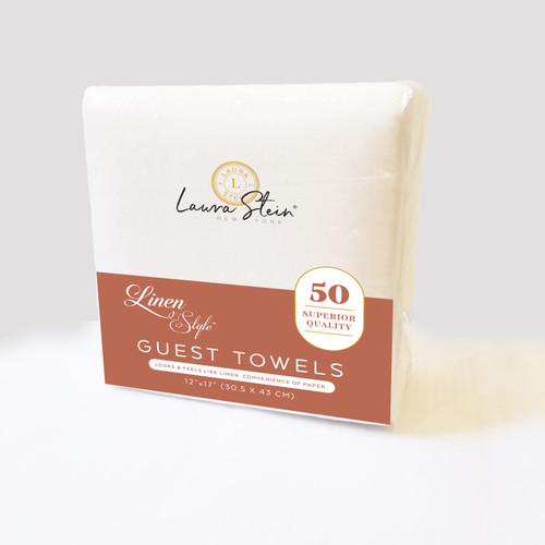 Laura Stein Linen Feel Disposable Guest Towel Napkins