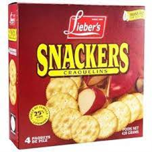 Lieber's Snackers (Salted) - 4 Stack