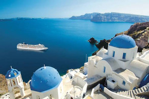 Cruising The Mediterranean, Santorini, MSC Cruises Cruising The Mediterranean, Santorini, MSC Cruises