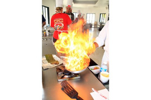 Chef Jimmy in action Chef Jimmy in action