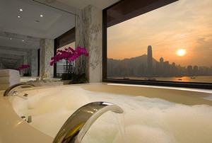Deluxe Suite Bathroom, InterContinental Hong Kong Deluxe Suite Bathroom, InterContinental Hong Kong