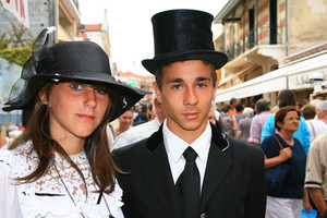 Young Couple at Soulac-sur-Mer Festival Young Couple at Soulac-sur-Mer Festival