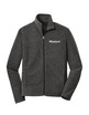 Port Authority Heather Microfleece Full-Zip Jacket