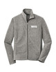 Port Authority Heather Microfleece Full-Zip Jacket
