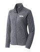 Port Authority Ladies Heather Microfleece Full-Zip Jacket