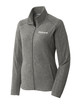 Port Authority Ladies Heather Microfleece Full-Zip Jacket