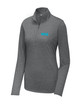 Ladies Triblend Wicking 1/4 Zip Pullover