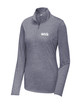 Ladies Triblend Wicking 1/4 Zip Pullover