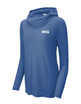 Ladies PosiCharge ® Tri-Blend Wicking Long Sleeve Hoodie