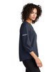 MERCER+METTLE Women's Stretch Crepe 3/4-Sleeve Blouse