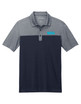 Port Authority Fine Pique Blend Blocked Polo