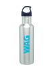 h2go Bolt Single Wall Stainless Steel Water Bottle 24 oz