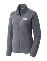 Port Authority Ladies Heather Microfleece Full-Zip Jacket