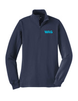 Ladies 1/4 Zip Sweatshirt