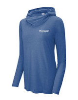 Ladies PosiCharge ® Tri-Blend Wicking Long Sleeve Hoodie