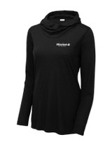 Ladies PosiCharge ® Tri-Blend Wicking Long Sleeve Hoodie
