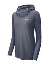 Ladies PosiCharge ® Tri-Blend Wicking Long Sleeve Hoodie
