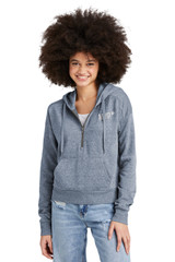 District Women's Cropped 1/2-Zip Pullover
