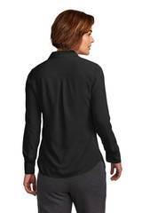 Brooks Brothers Women's Full-Button Satin Blouse