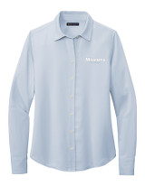 Brooks Brothers Women's Full-Button Satin Blouse