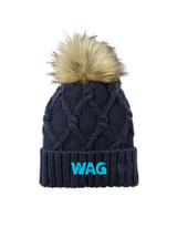 New Era Faux Fur Pom Beanie