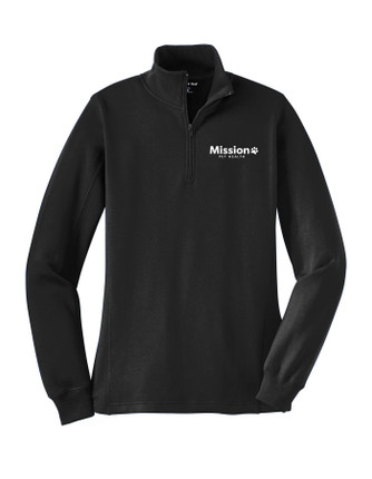Ladies 1/4 Zip Sweatshirt