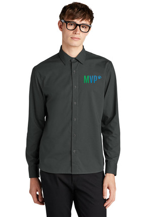 MERCER+METTLE Long Sleeve Stretch Woven Shirt