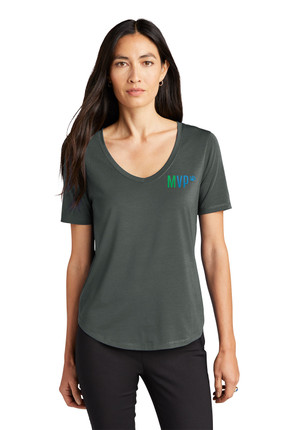 MERCER+METTLE Women's Stretch Jersey Relaxed Scoop