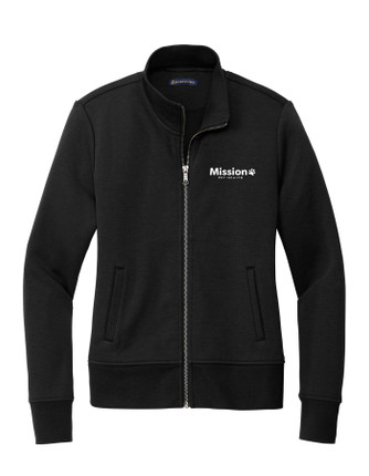 Brooks Brothers Women's Double-Knit Full-Zip