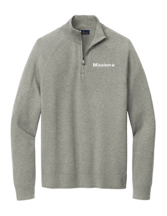 Brooks Brothers Cotton Stretch 1/4-Zip Sweater