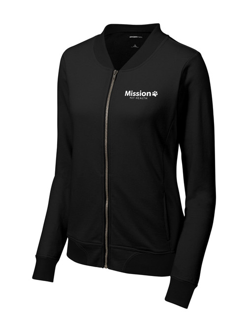 Ladies Lightweight French Terry Bomber