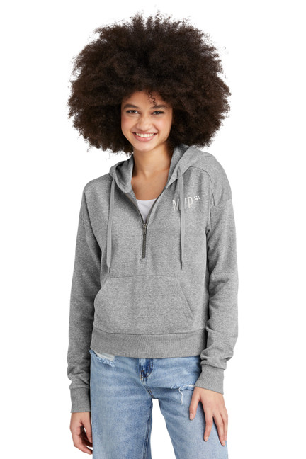 District Women's Cropped 1/2-Zip Pullover