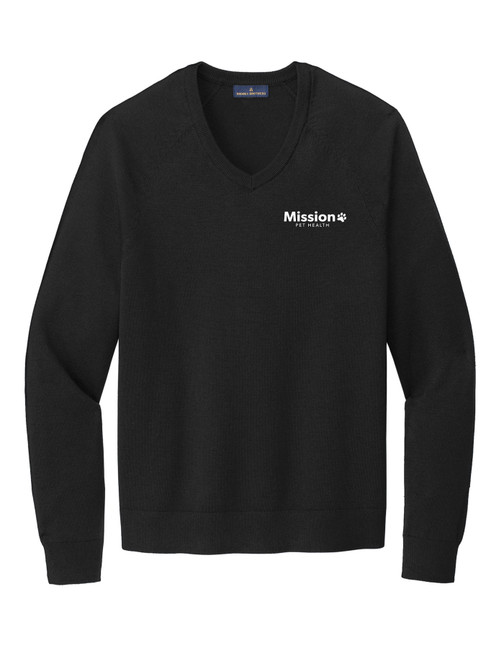 Brooks Brothers Cotton Stretch V-Neck Sweater