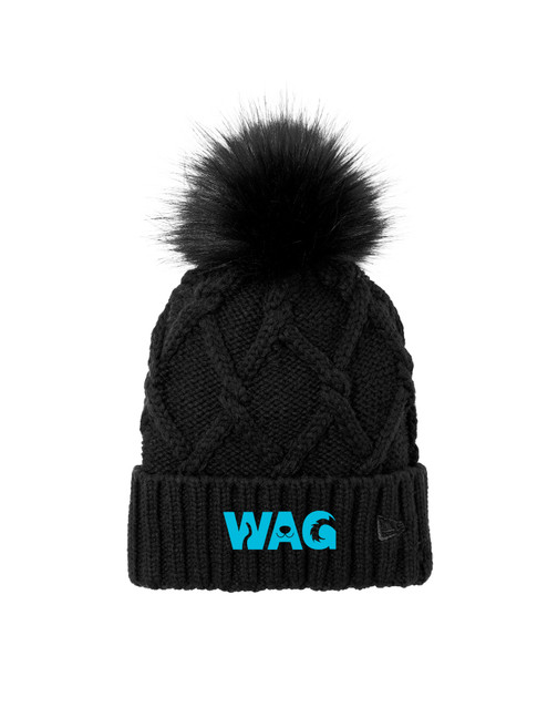 New Era Faux Fur Pom Beanie