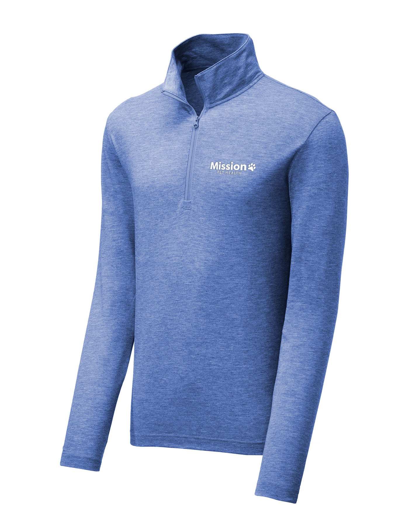 Men's Triblend Wicking 1/4 Zip Pullover