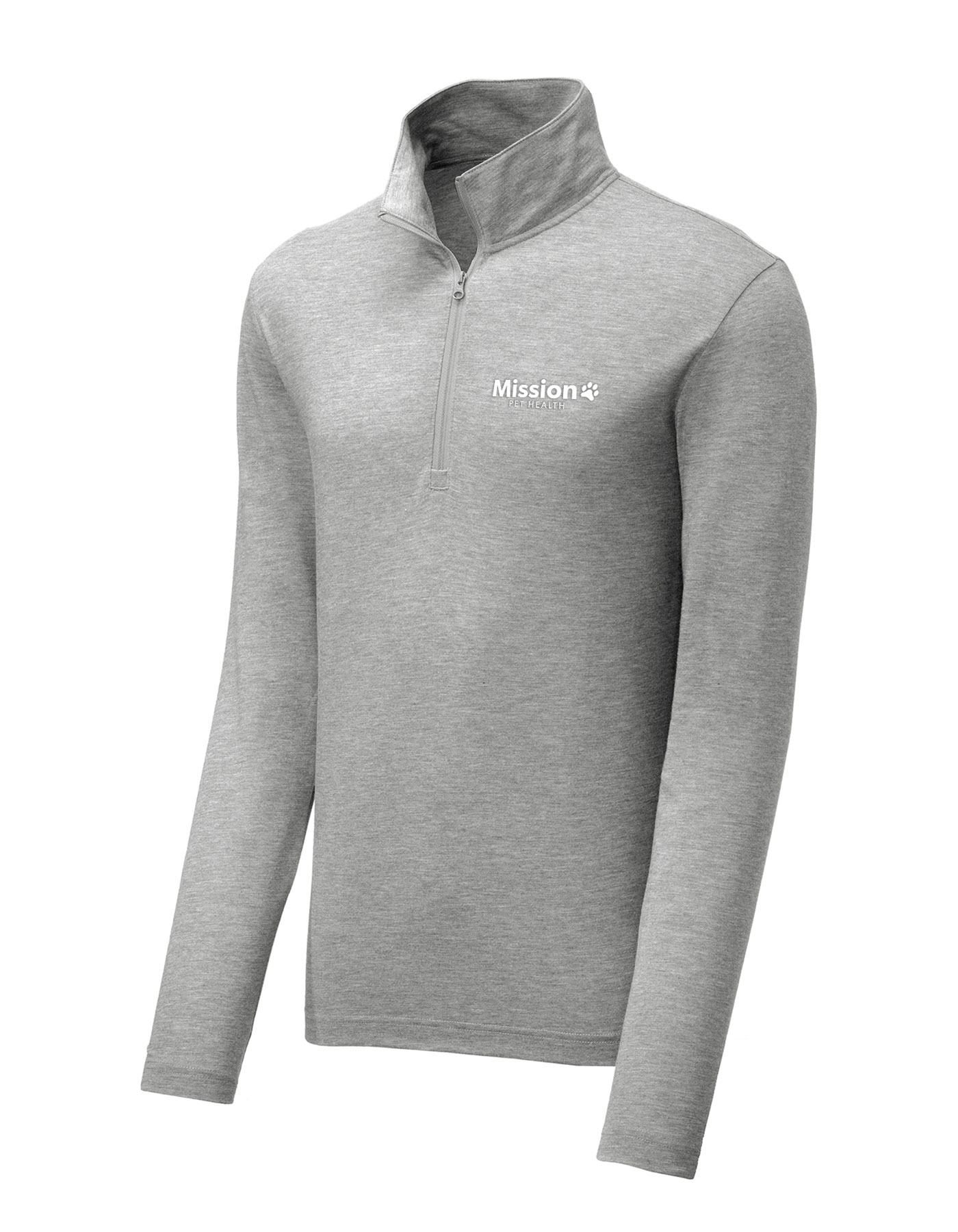 Men's Triblend Wicking 1/4 Zip Pullover