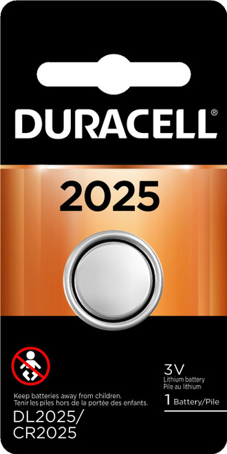 Duracell 2025 3V Lithium Coin Cell Battery