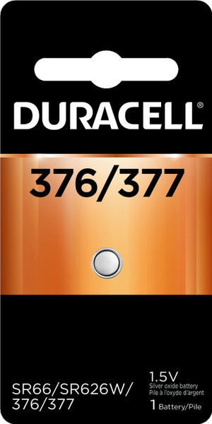 377/376 Duracell 1.5V Silver Oxide Button Cell Battery