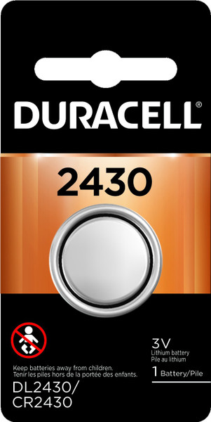 Duracell 2430 3V Lithium Coin Cell Battery