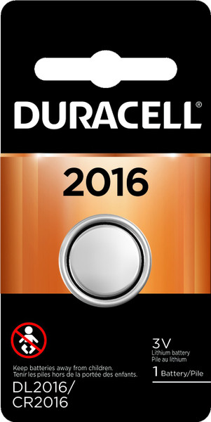 Duracell 2016 3V Lithium Coin Cell Battery