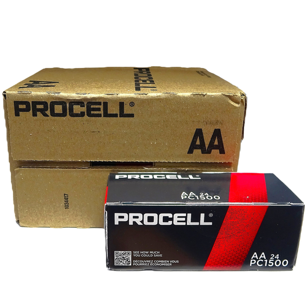 Duracell Procell AA case of 144 batteries for businesses and professionals