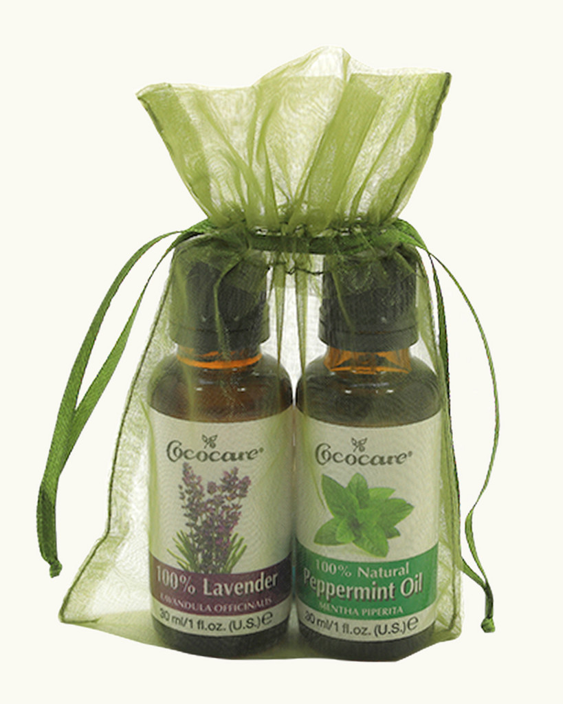 Relaxing and Uplifting Aromatherapy Stocking Stuffer with 100% Lavender and 100% Peppermint Oil.