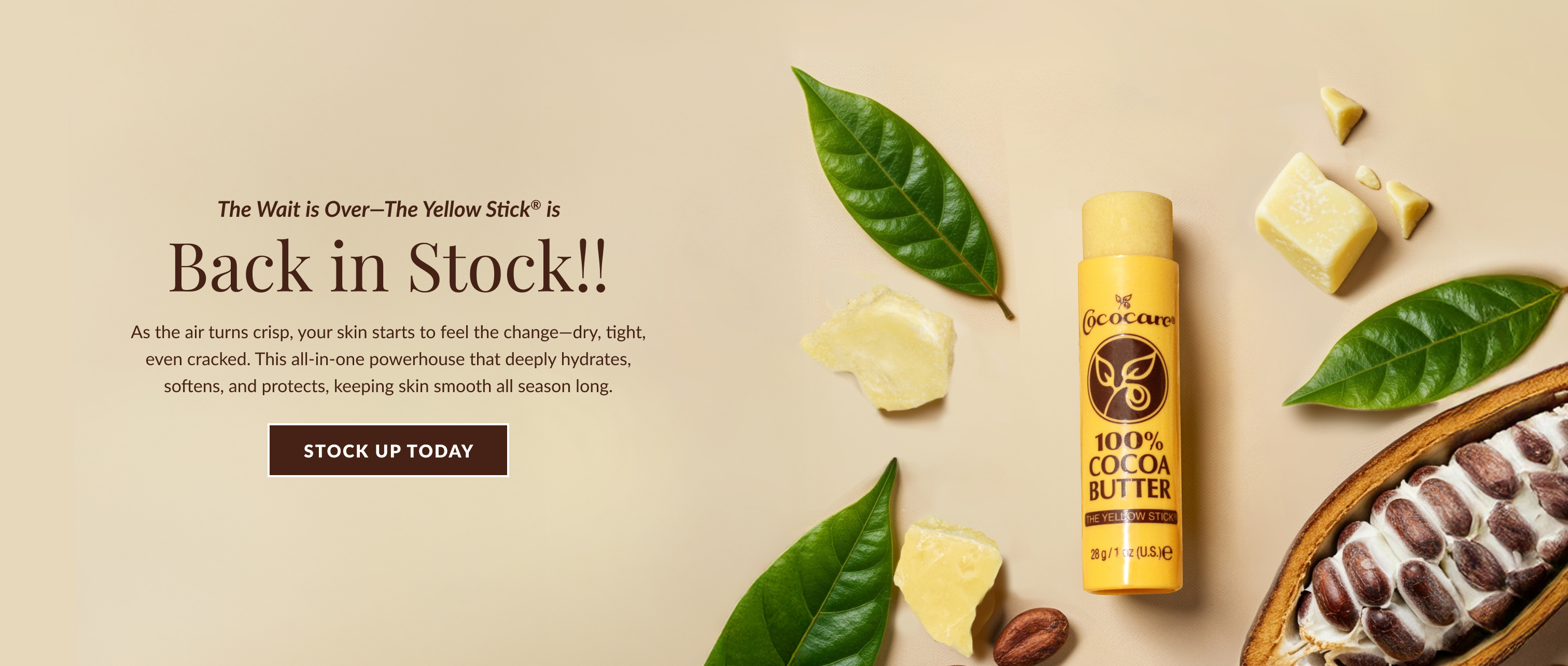 The Wait is Over- The Yellow Stick is Back in Stock!